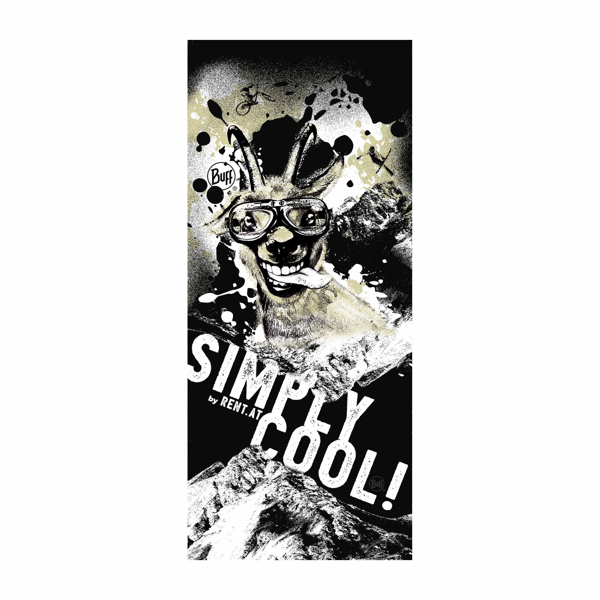 Bufftuch Simply Cool schwarz